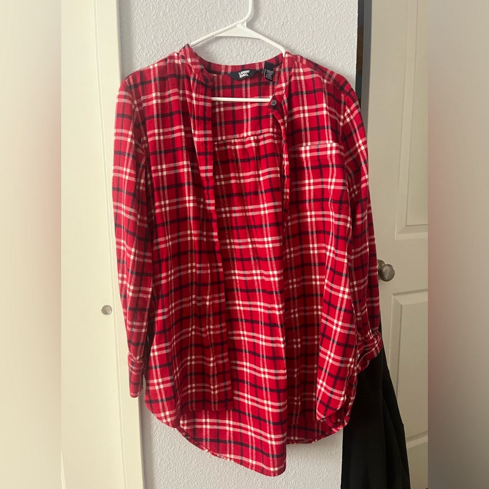Land’s End Women’s Button Down Flannel